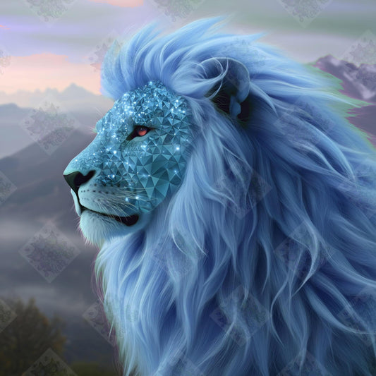 Jeweled Lion Azure by Within Honestea