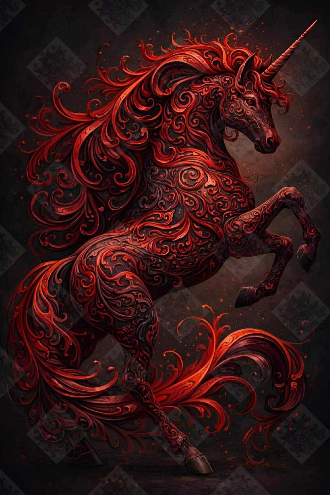 The Bloodfire Stallion by M.E. Divine Arts