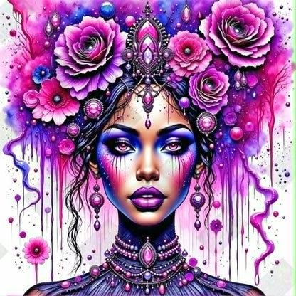 Bloom Of The Midnight Empress by Cindy Emery (Starting At 70 Colors)