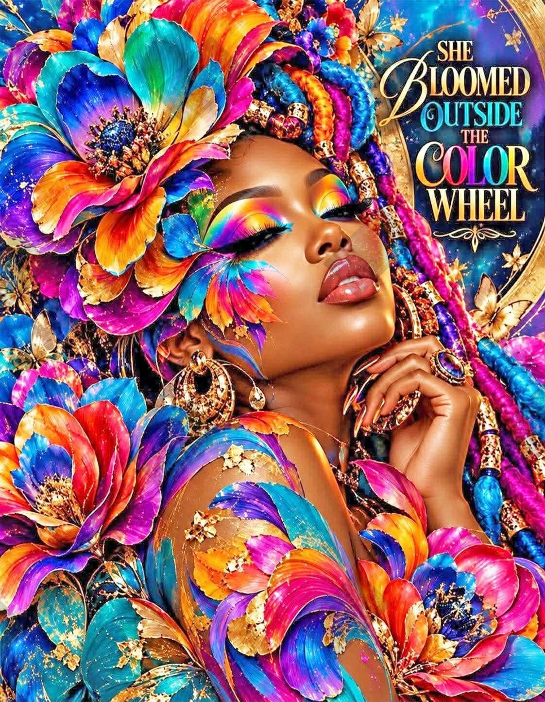 Blooming Beyond The Rainbow by Jae The Goddess (Starting At 90 Colors)