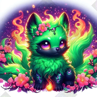 Blossomfire Kitsune by Taza Creations (Starting At 90 Colors)