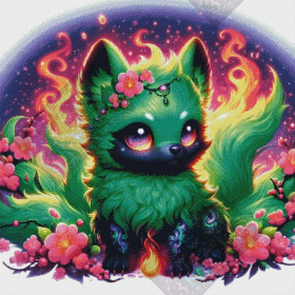 Blossomfire Kitsune by Taza Creations (Starting At 90 Colors)