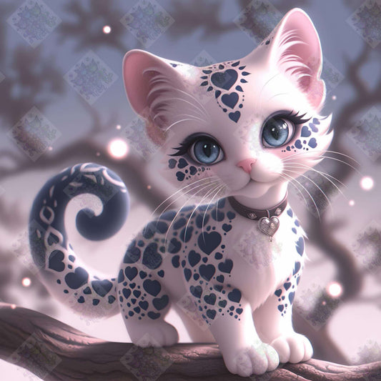 Blue Love Kitty by Within Honestea