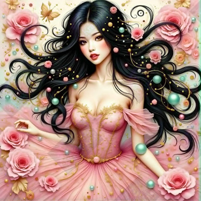 Blushing Rose Belle by Cindy Emery (Starting At 95 Colors)