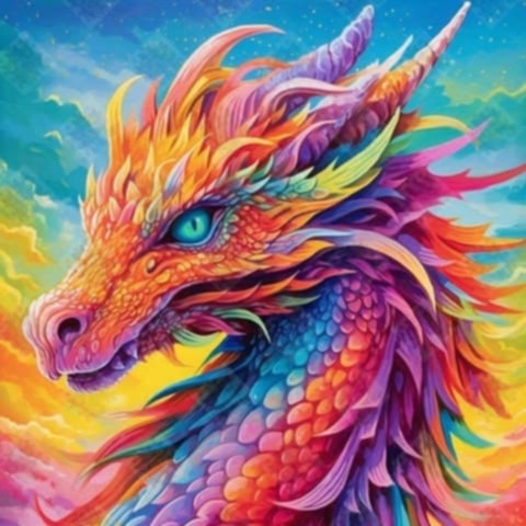 Brilliant Dragon by Jennifer Opie