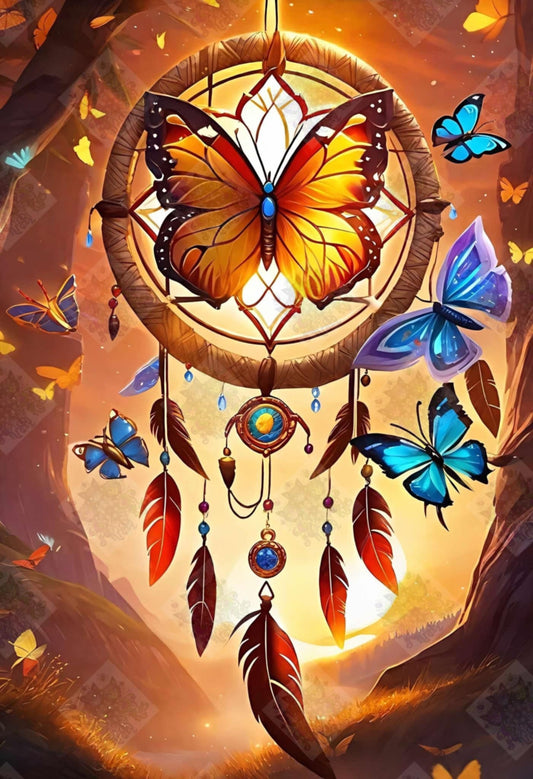 Butterfly DreamCatcher by Cindy Emery