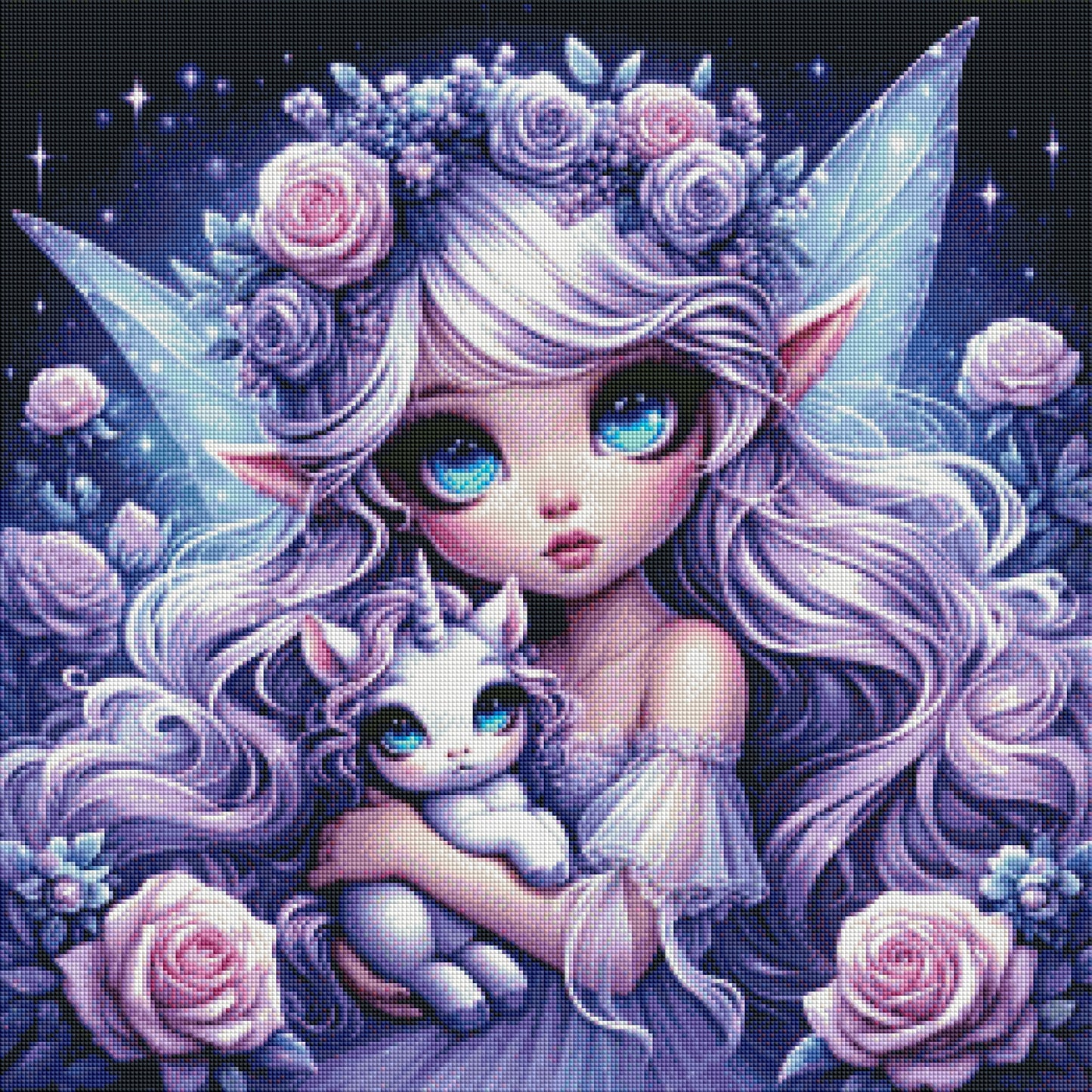 Moonlit Lilac Guardian by Theresa Raymer