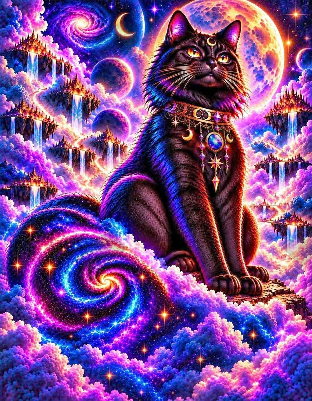 Celestial Whiskers: Guardian Of The Galaxies by Jae The Goddess (Starting At 90 Colors)