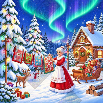 Christmas Under The Northern Lights by Cindy Emery (Starting At 90 Colors)