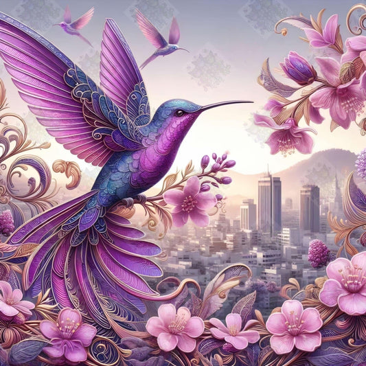 City Of Hummingbirds by M.E. Divine Arts
