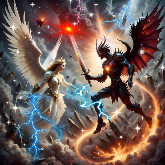 Clash Of The Eternal Realms by Taza Creations