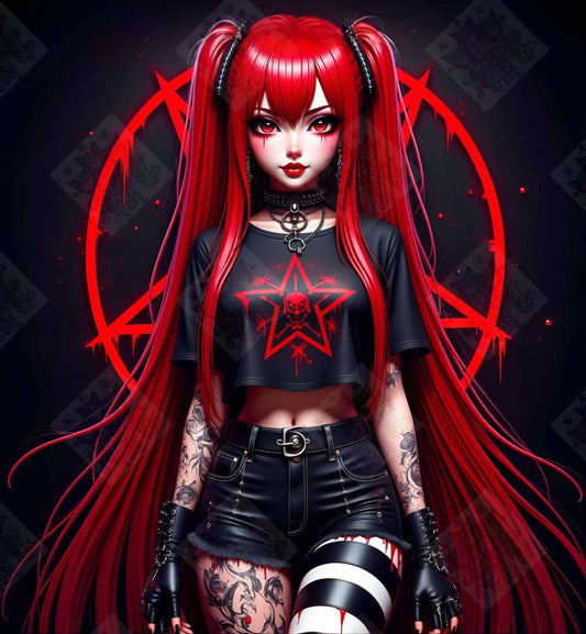 Crimson Rebel by Taza Creations