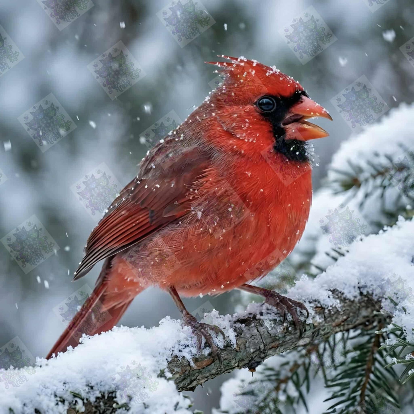 Crimson Winter Song by Stellar Designz