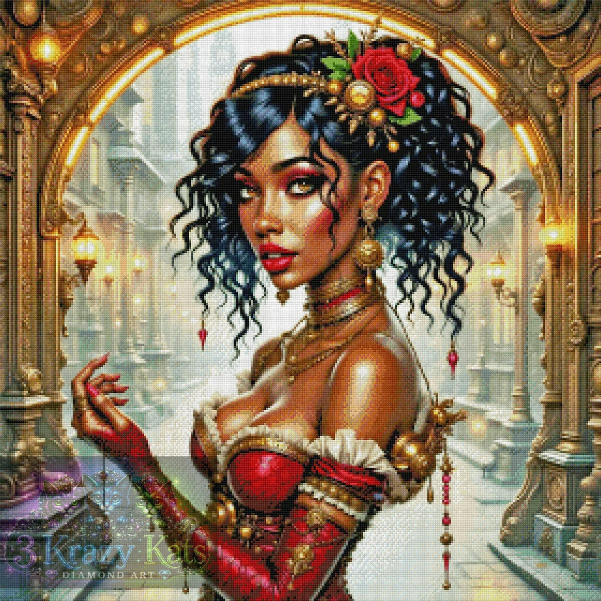 Crimson & Brass by Cindy Emery (Starting At 90 Colors)