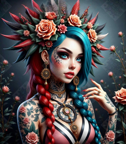 Crowned In Thorns & Bloom by Taza Creations