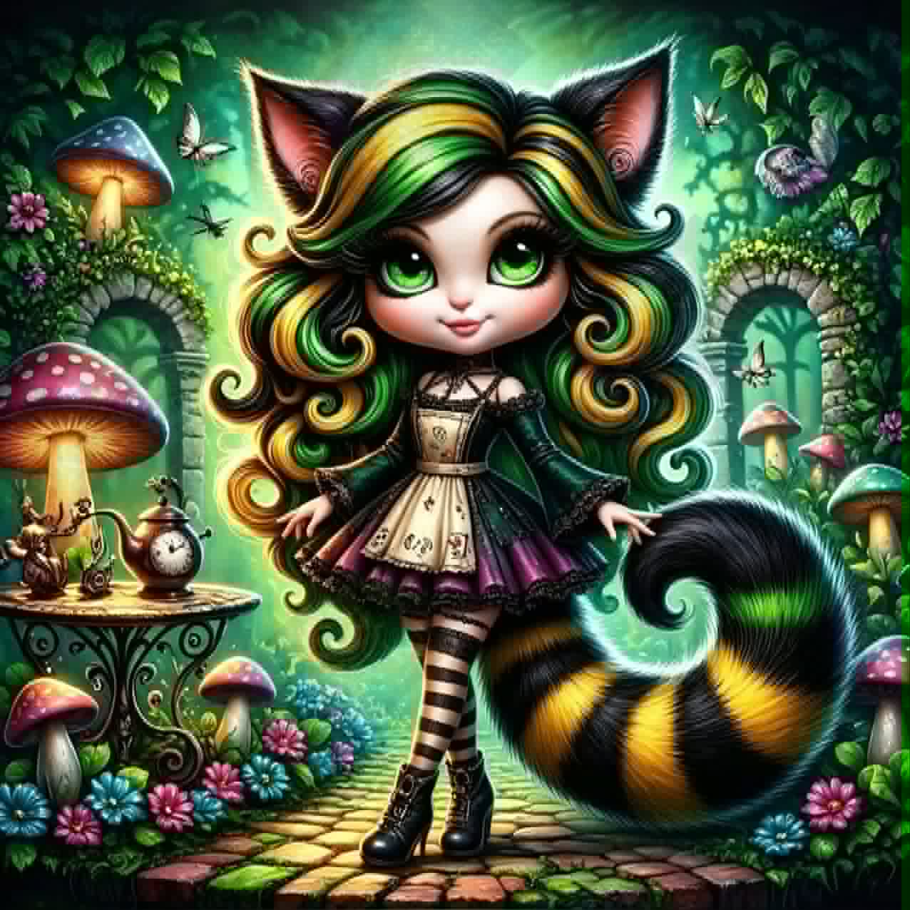 Curled Tails & Curious Tales by Taza Creations (Starting At 70 Colors)