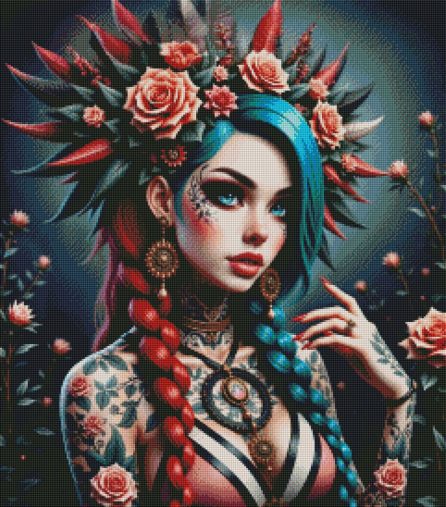 Crowned In Thorns & Bloom by Taza Creations