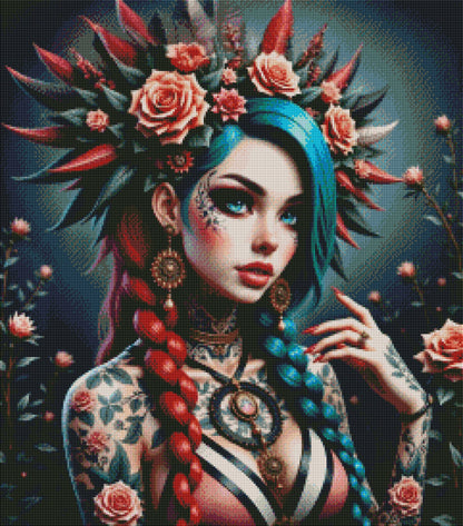 Crowned In Thorns & Bloom by Taza Creations