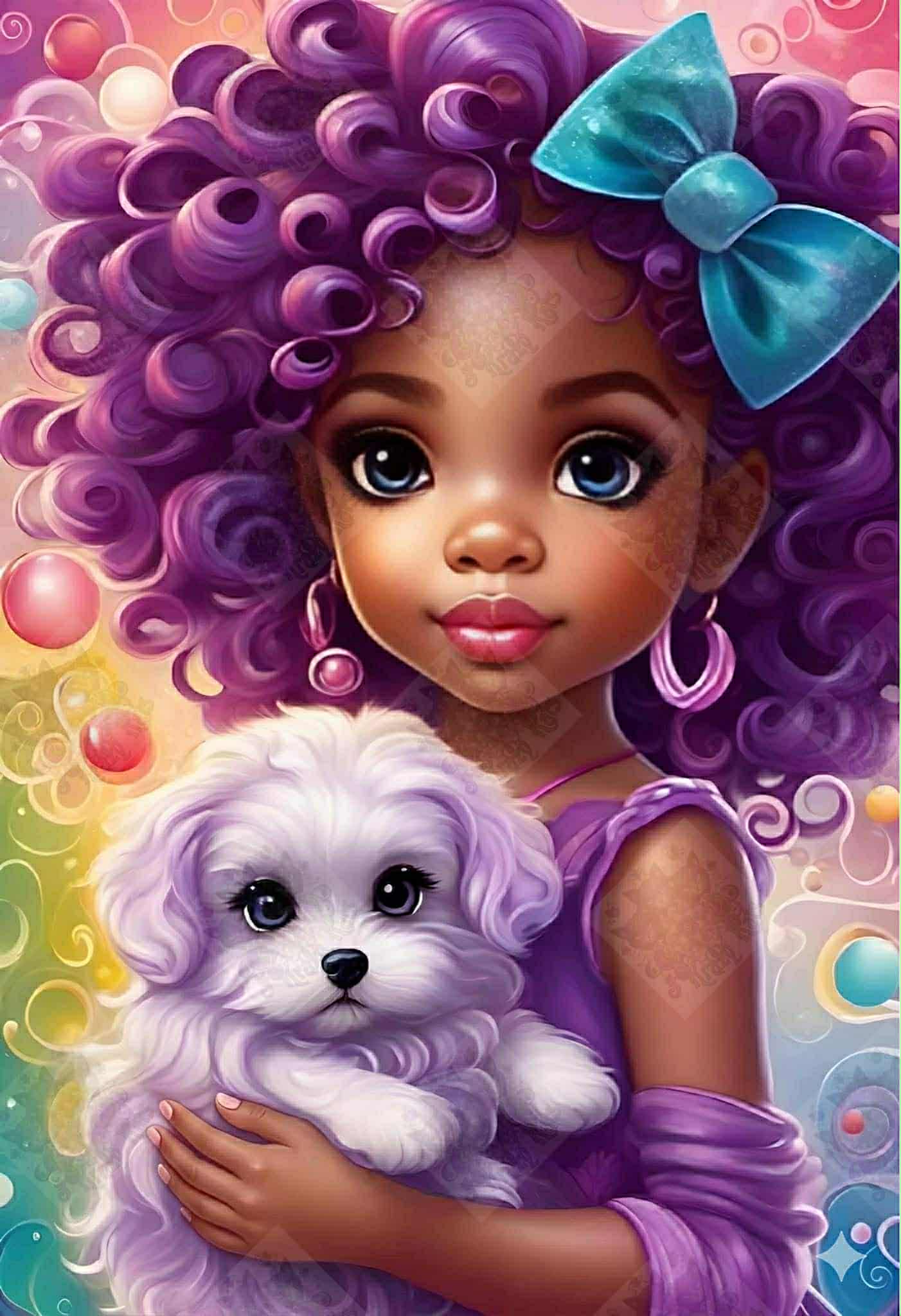Jazzberry Bubblescape by Cindy Emery