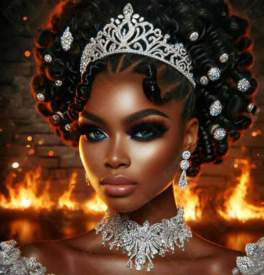 Diamond  Inferno by M.E. Divine Arts