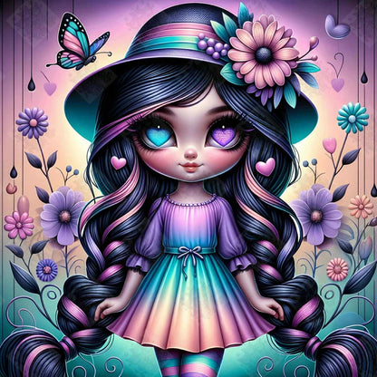 The Rainbow Garden Doll by Taza Creations