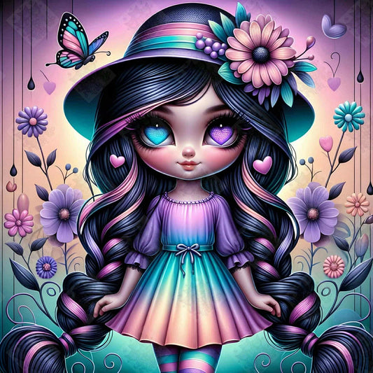 The Rainbow Garden Doll by Taza Creations