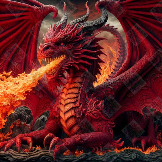 Dragon Of The Eternal Flame by M.E. Divine Arts