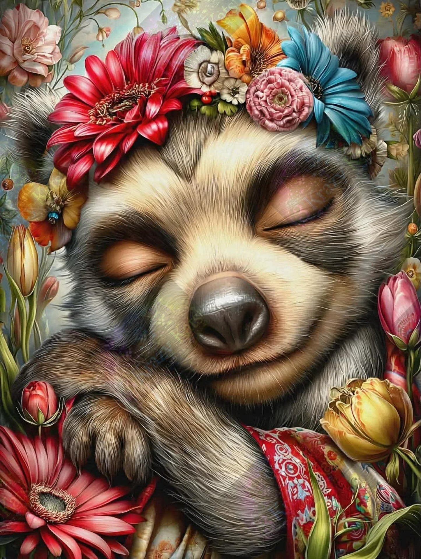 Dreaming Beneath The Wildflowers by ChrisP Designs (Starting At 100 Colors)