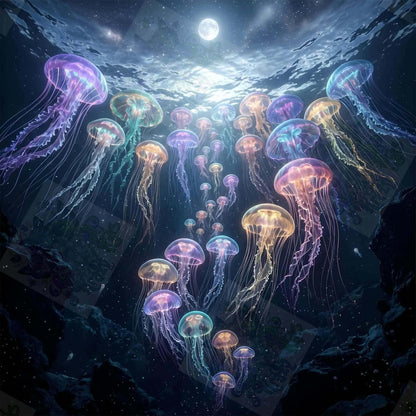 Moonlit Ballet Of The Deep by Stellar Designz