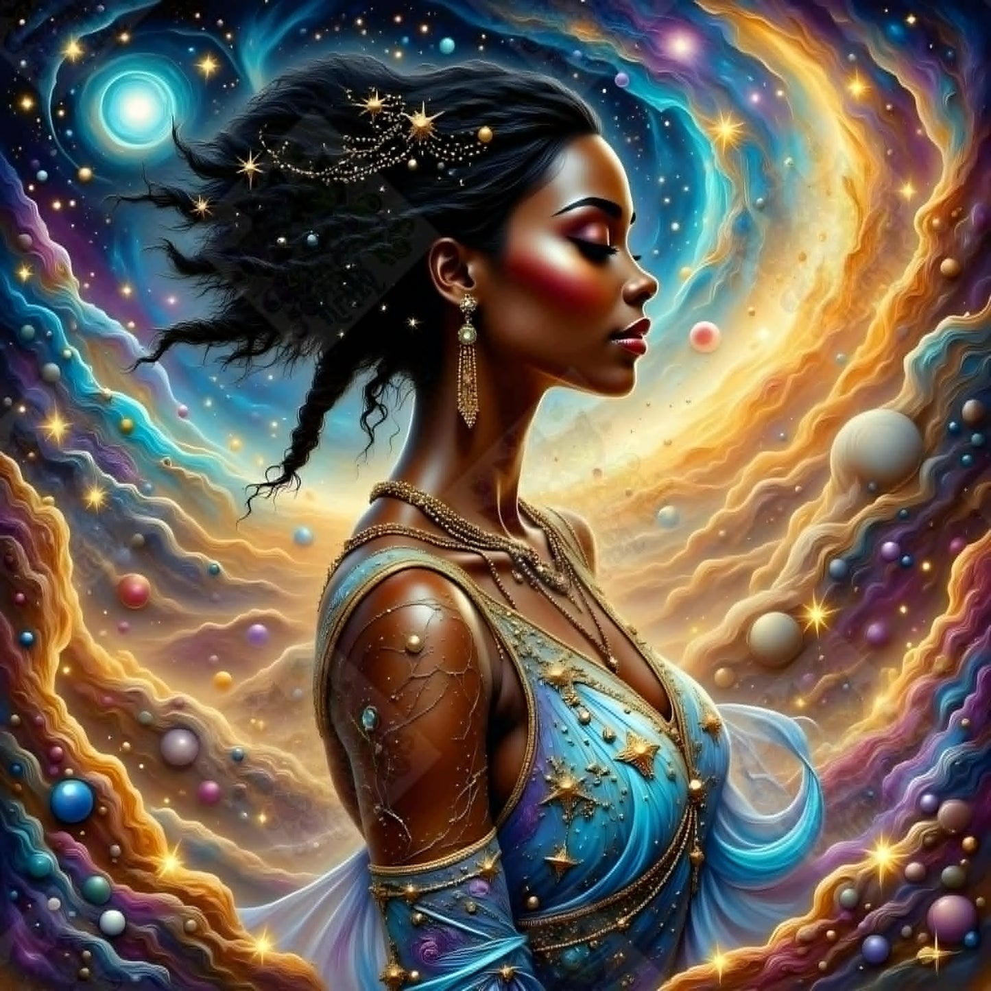 The Dreamer Between Galaxies by Cindy Emery