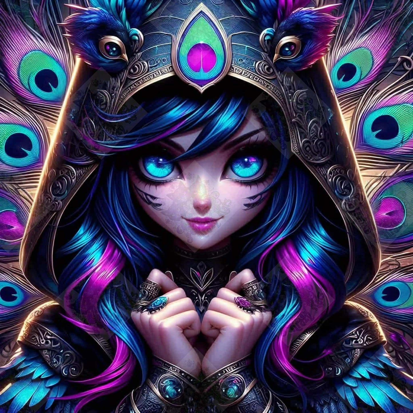 Empress Of The Peacock Realm by Taza Creations
