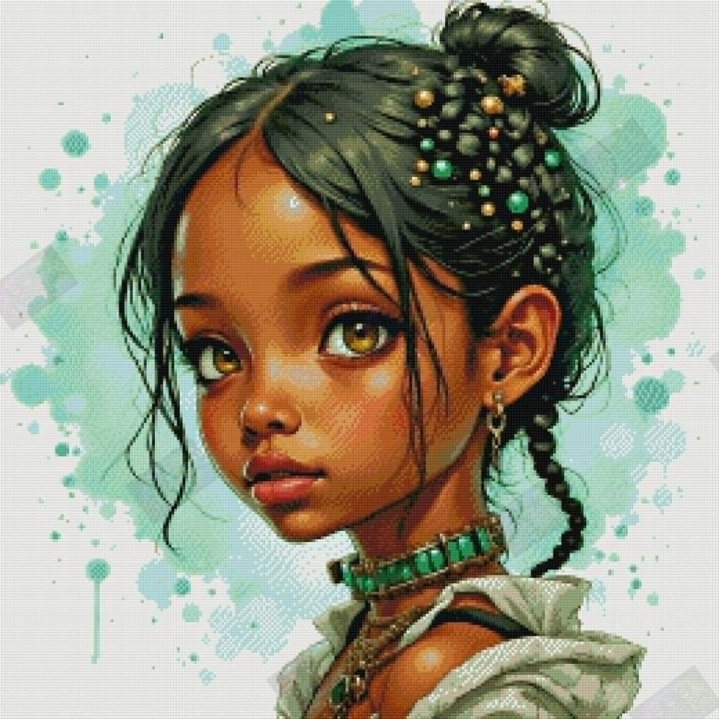 Eyes Full Of Tomorrow by Cindy Emery (Starting At 50 Colors)
