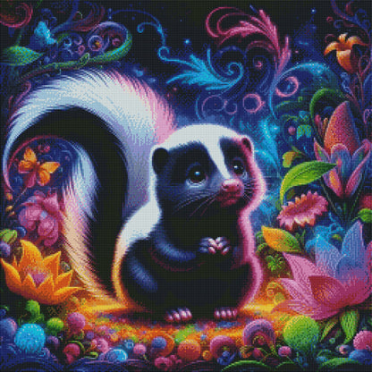 Skunkling Of The Dream Garden by Theresa Raymer