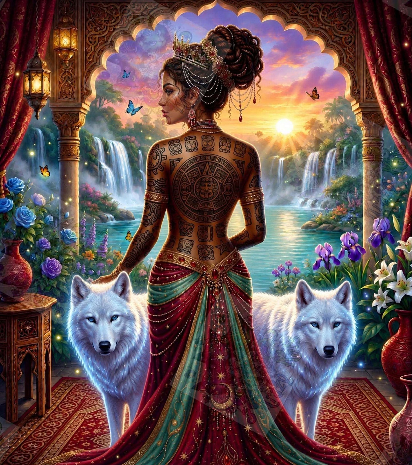 Guardians Of The Sacred Cascade by M.E. Divine Arts