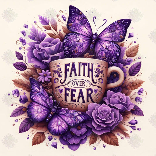 Faith Over Fear by M.E. Divine Arts