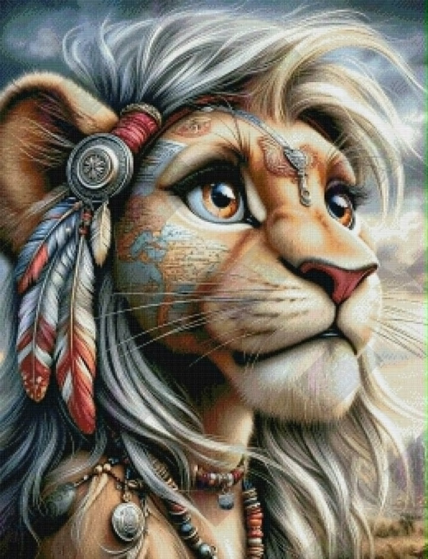 Feline Of The Ancient Pride by ChrisP Designs (85 Colors)