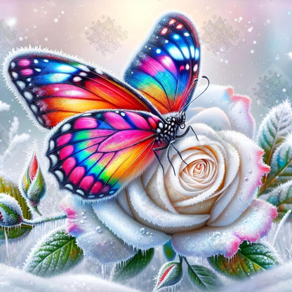 First Snow Caught The Butterfly by Stellar Designz