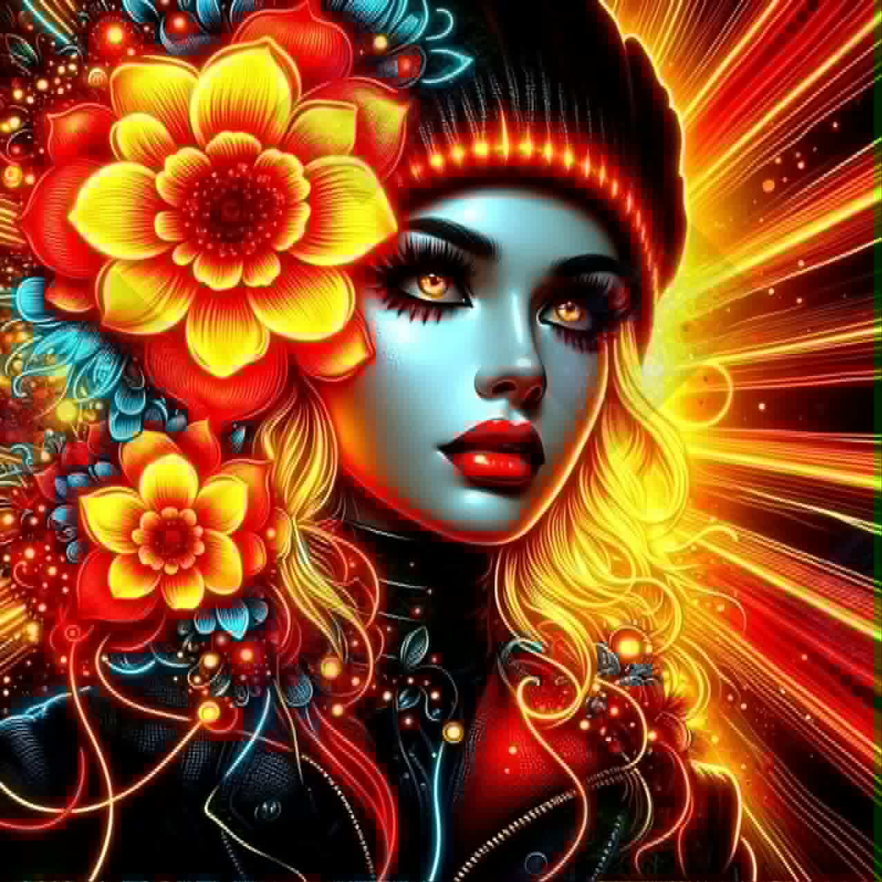 Flames Of Flora by Taza Creations (Starting At 80 Colors)