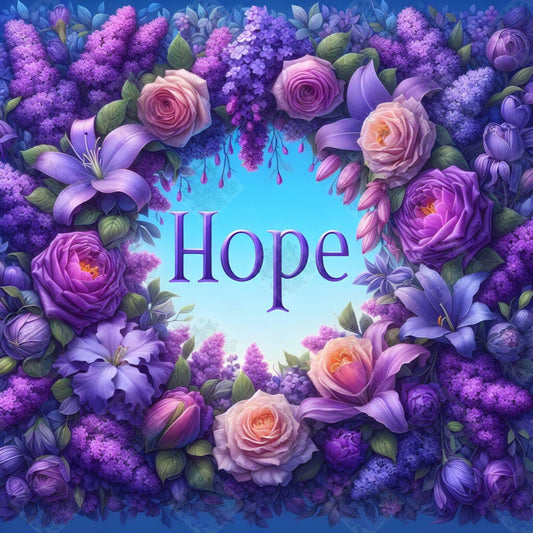 Flourish Of Hope by M.E. Divine Arts