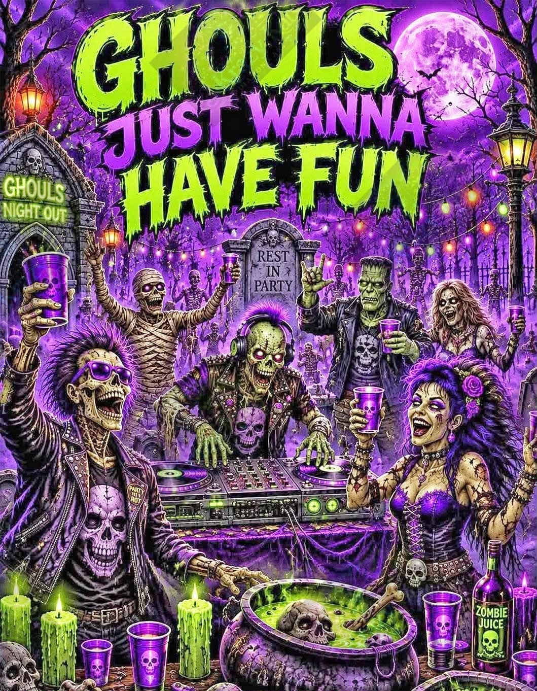 Ghouls Gone Wild! by M.E. Divine Arts (Starting At 90 Colors)
