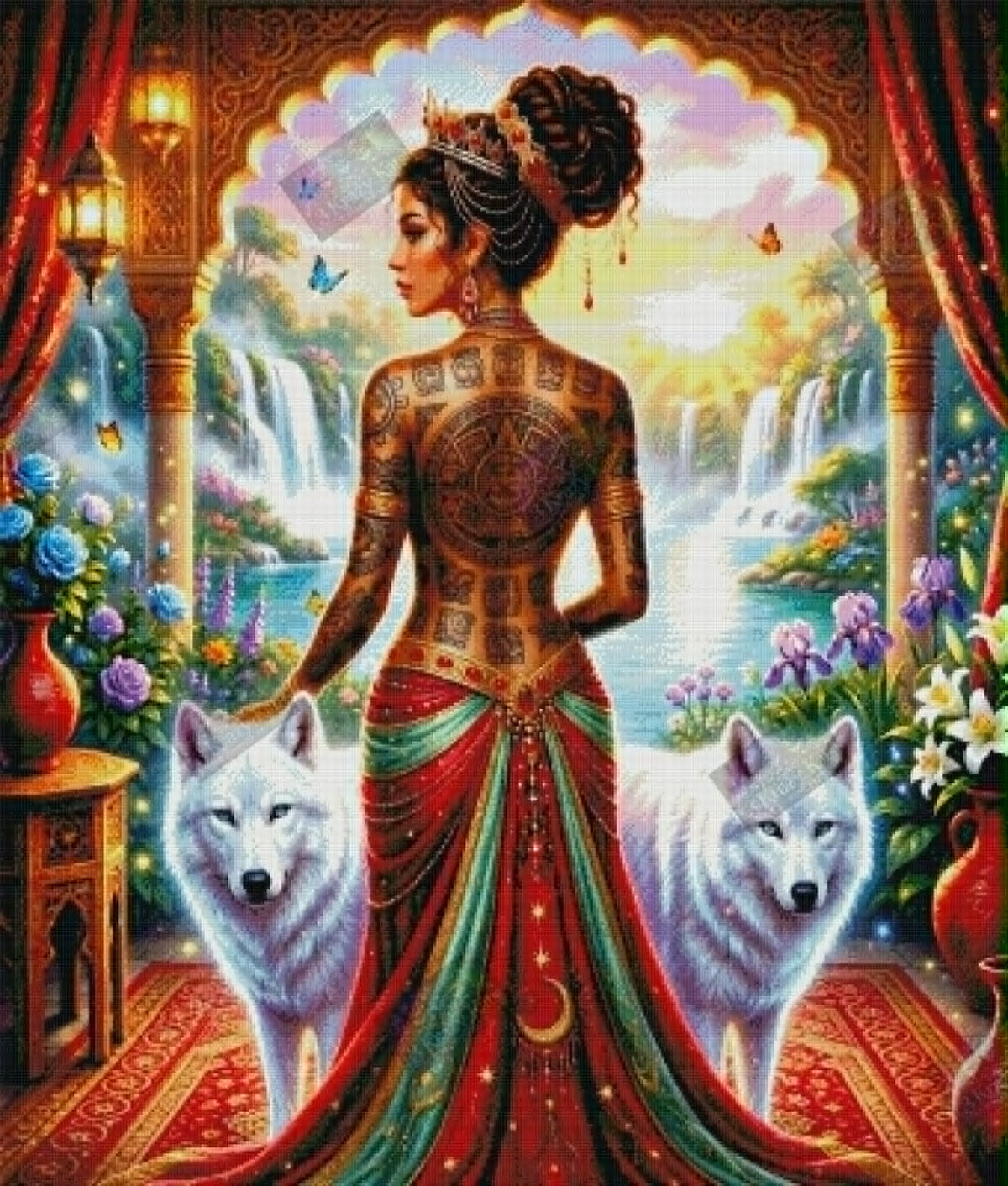 Guardians Of The Sacred Cascade by M.E. Divine Arts (Starting At 120 Colors)