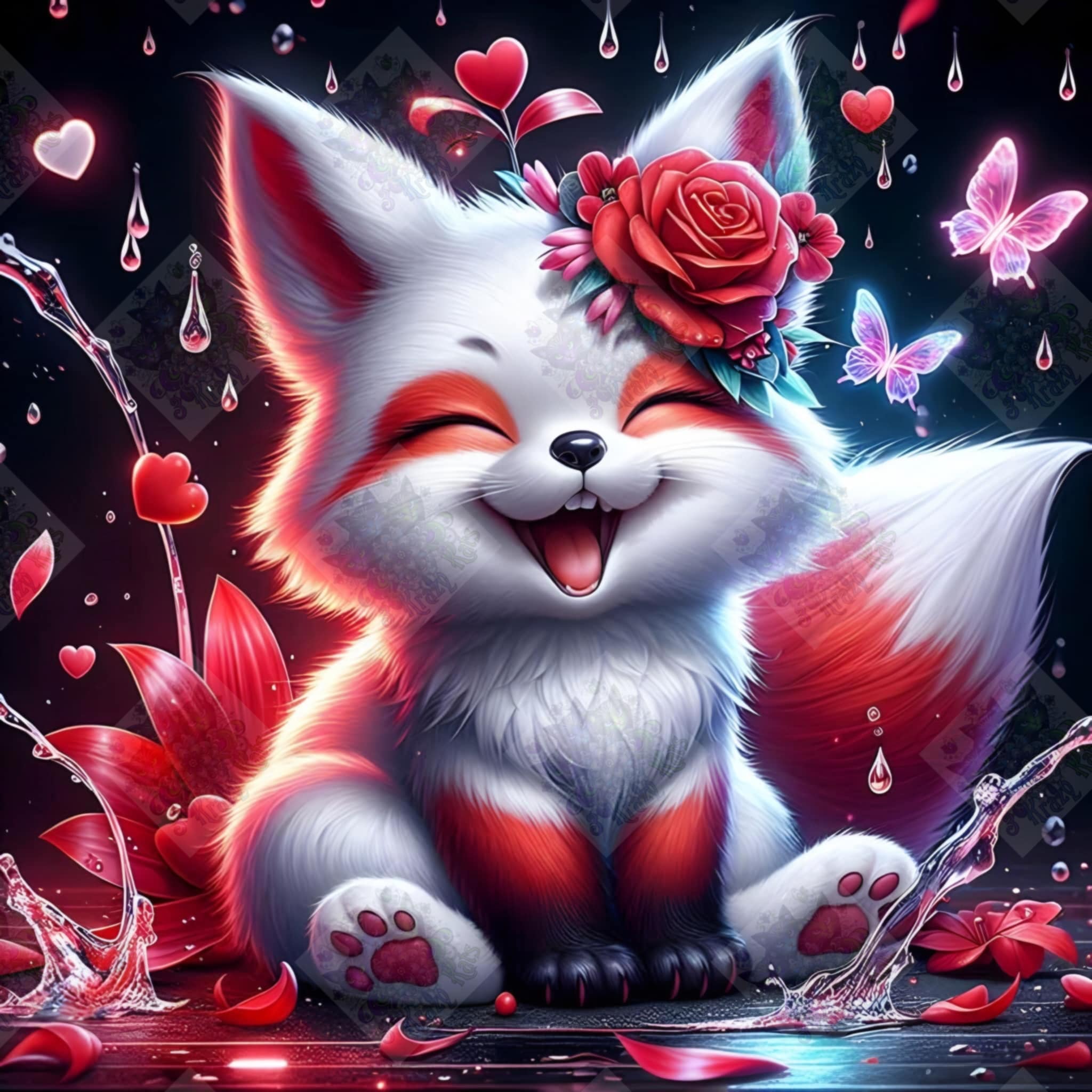Funzy Fox Happy Foxy by Taza Creations – 3 Krazy Kats