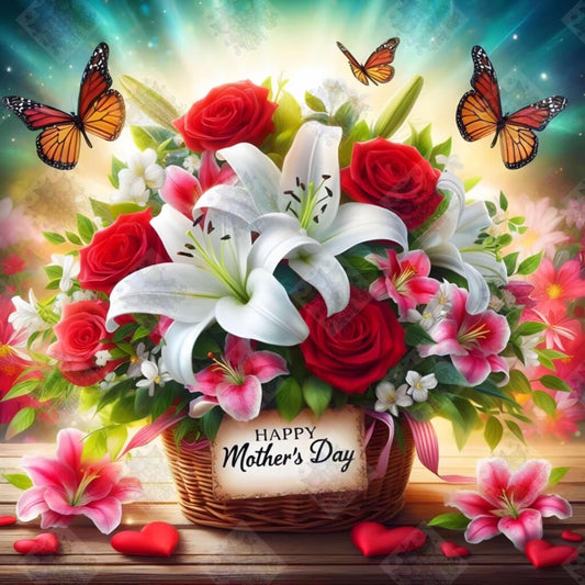 Happy Mother's Day Basket by M.E. Divine Arts
