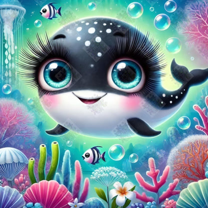 Happy Orca by Theresa Raymer