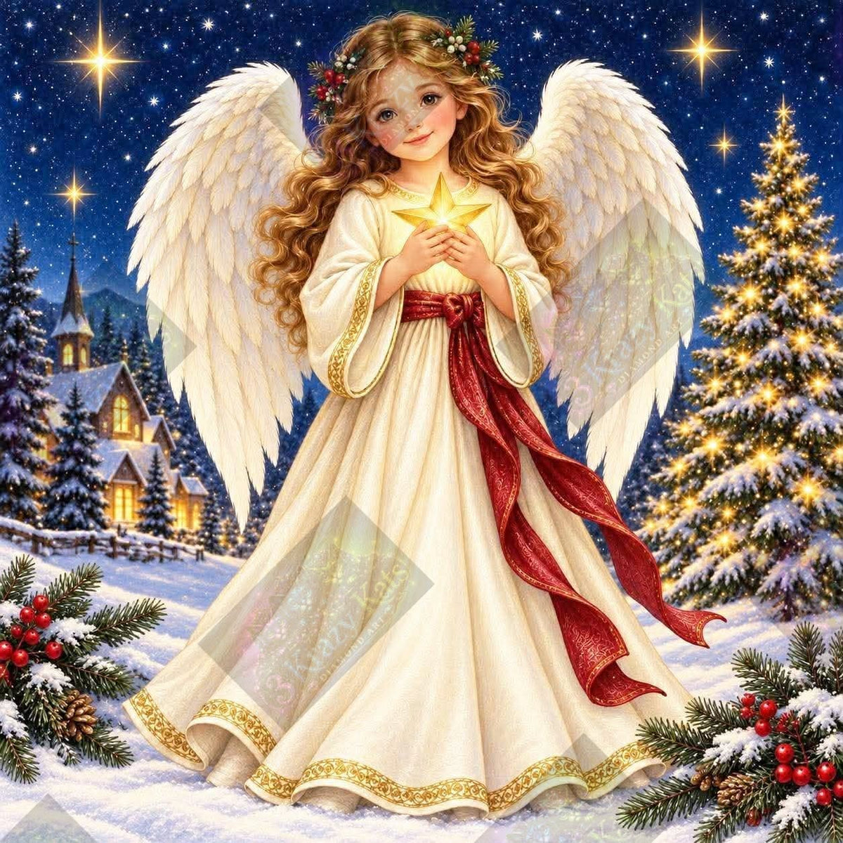 Heaven's Little Christmas Star by Theresa Raymer (Starting At 90 Colors)