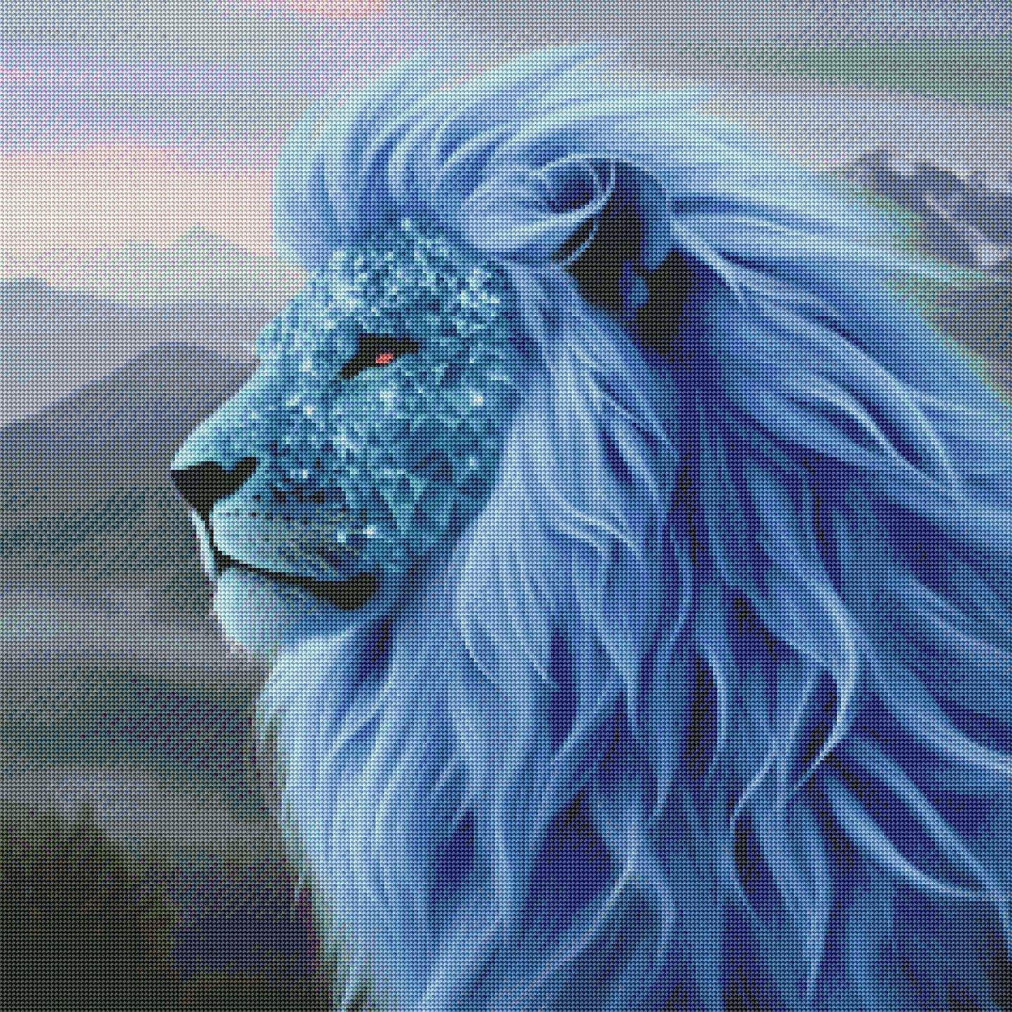 Jeweled Lion Azure by Within Honestea