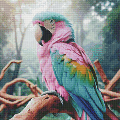 Pastel Parrot by Turtle Designz