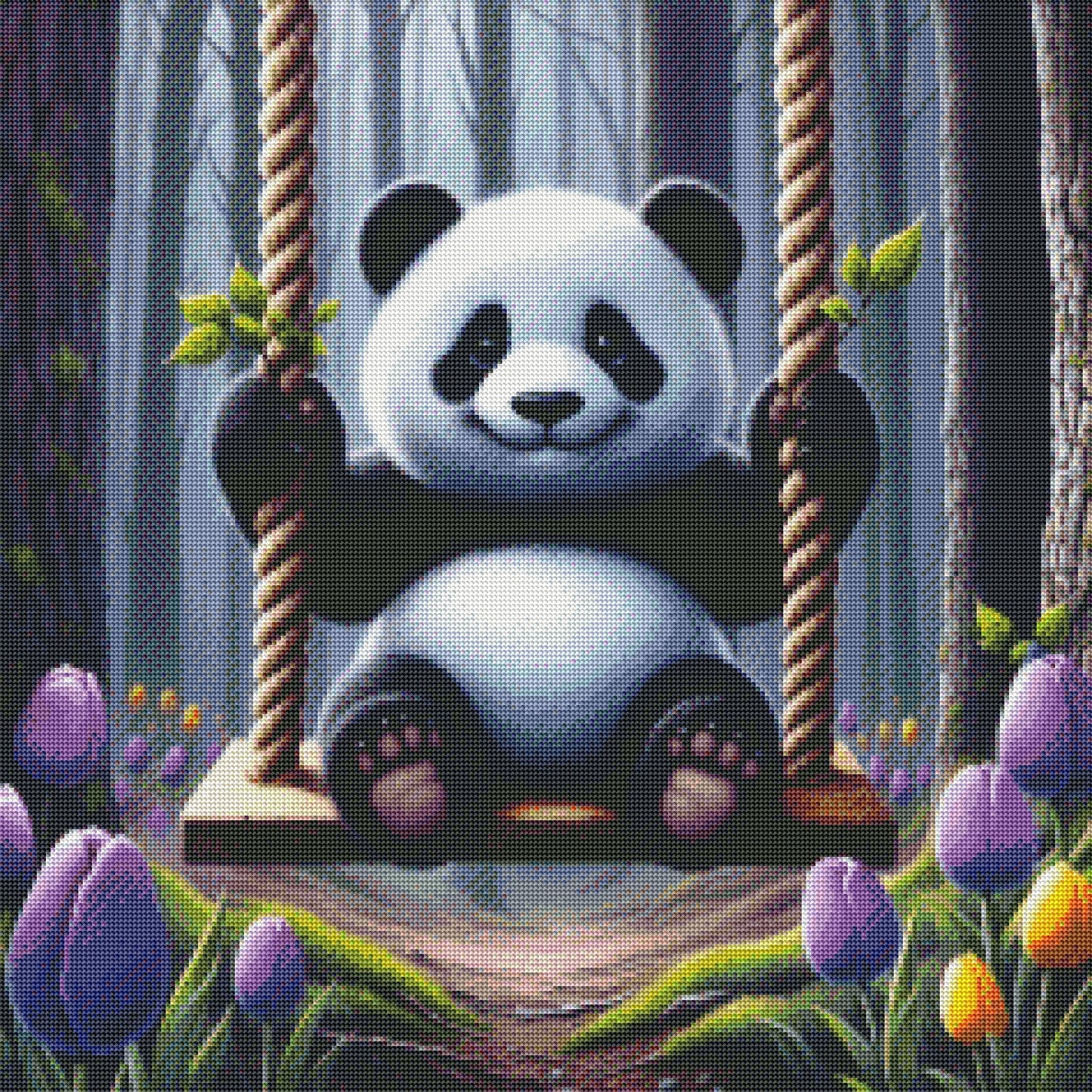 Playful Panda by M.E. Divine Arts