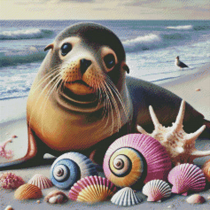 Baby Sea Lion by Turtle Designz