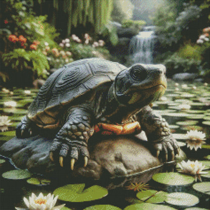 Pond Turtle by M.E. Divine Arts